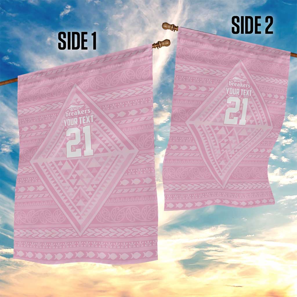 Custom New Zealand Basketball Indigenous Garden Flag - Polynesian Pride