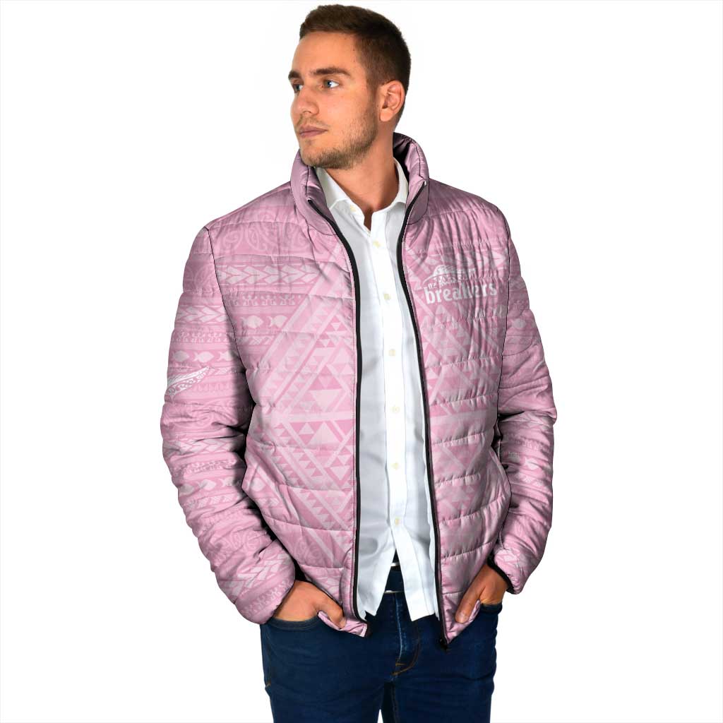 Custom New Zealand Basketball Indigenous Padded Jacket LT9 - Polynesian Pride