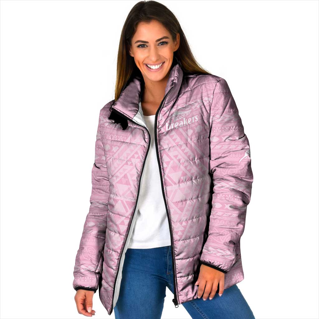 Custom New Zealand Basketball Indigenous Padded Jacket LT9 - Polynesian Pride