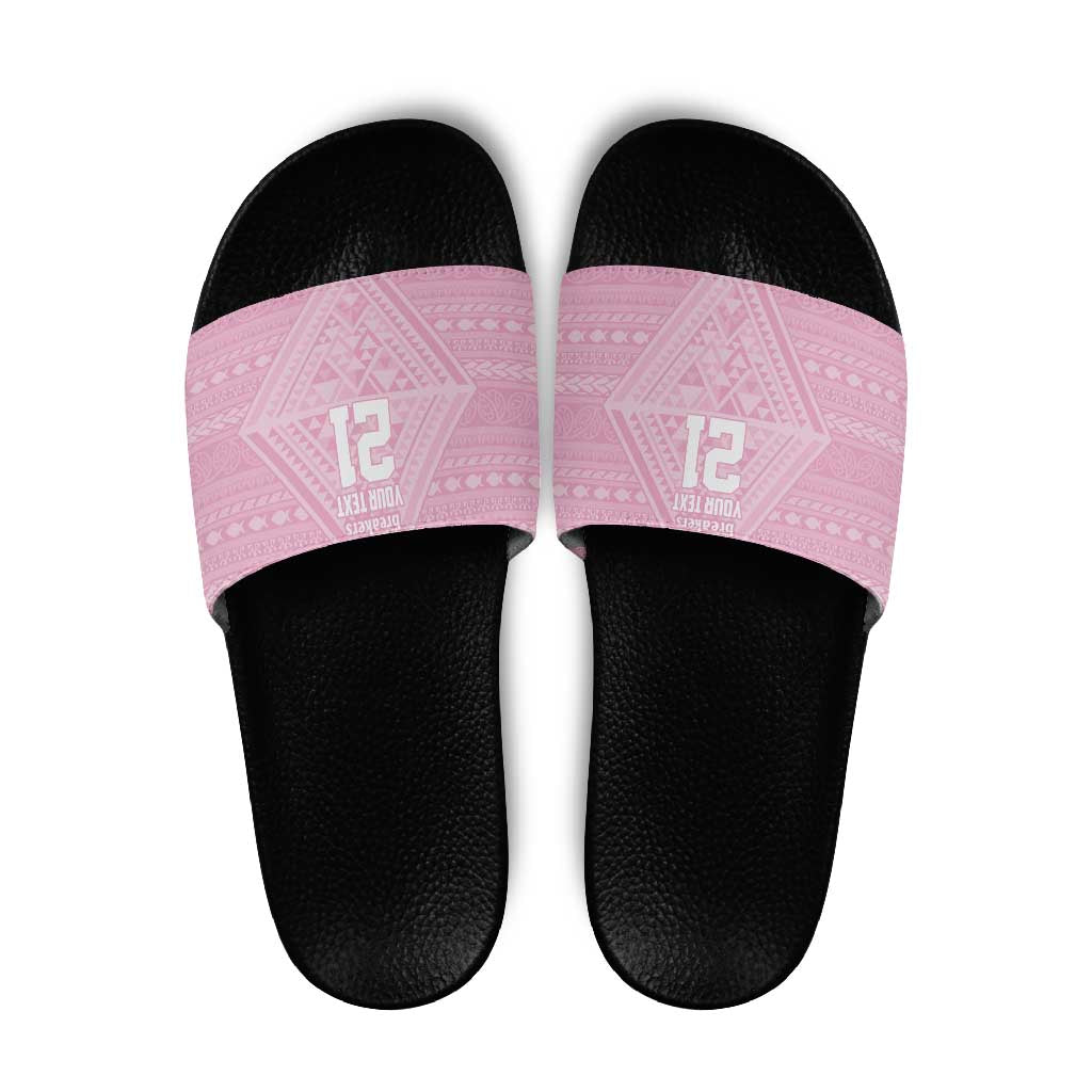 Custom New Zealand Basketball Indigenous Slide Sandals - Polynesian Pride