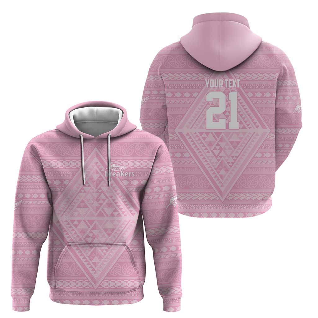 Custom New Zealand Basketball Indigenous Zip Hoodie - Polynesian Pride