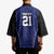 Custom Basketball New Zealand Kimono Blue Maori Ta Moko Indigenous - Polynesian Pride