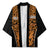 Custom Basketball New Zealand Kimono Gold Maori Ta Moko Indigenous - Polynesian Pride
