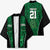 Custom Basketball New Zealand Kimono Green Maori Ta Moko Indigenous - Polynesian Pride