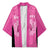 New Zealand Custom Kimono Fire Basketball Maori Tribal Pink - Polynesian Pride