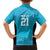 New Zealand Custom Family Matching Long Sleeve Bodycon Dress and Hawaiian Shirt Fire Basketball Maori Tribal Sky Blue - Polynesian Pride