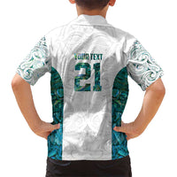 Custom New Zealand Aotearoa Hawaiian Shirt Green Maori Paua Shell Indigenous LT9 - Polynesian Pride