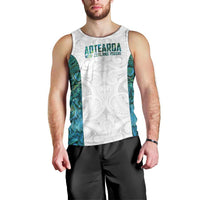 Custom New Zealand Aotearoa Men Tank Top Green Maori Paua Shell Indigenous LT9 - Polynesian Pride