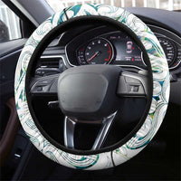New Zealand Aotearoa Steering Wheel Cover Green Maori Paua Shell Indigenous LT9 - Polynesian Pride