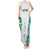 Custom New Zealand Aotearoa Tank Maxi Dress Green Maori Paua Shell Indigenous - Polynesian Pride