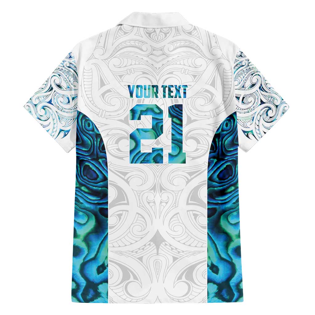 Custom New Zealand Aotearoa Family Matching Long Sleeve Bodycon Dress and Hawaiian Shirt Maori Paua Shell Indigenous - Polynesian Pride