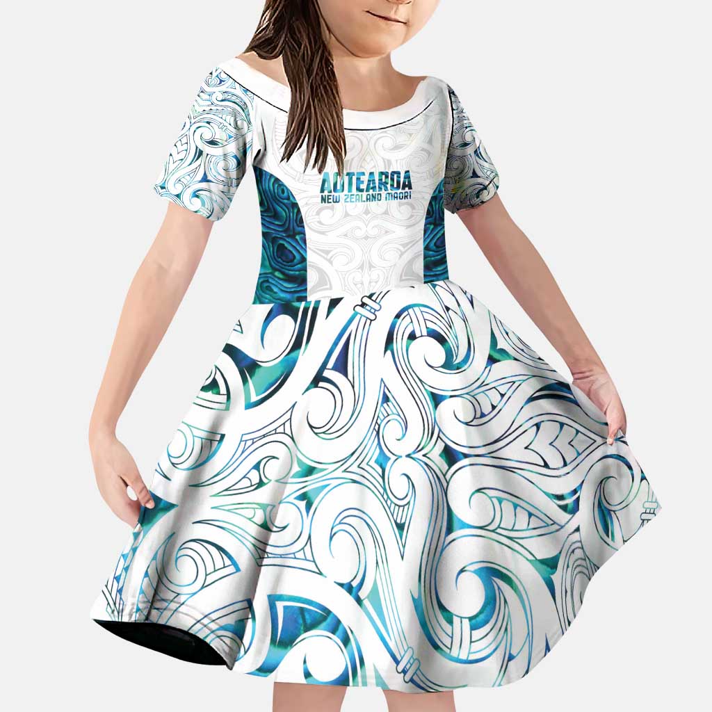 Custom New Zealand Aotearoa Family Matching Puletasi and Hawaiian Shirt Maori Paua Shell Indigenous - Polynesian Pride