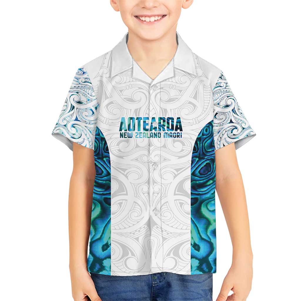 Custom New Zealand Aotearoa Family Matching Puletasi and Hawaiian Shirt Maori Paua Shell Indigenous - Polynesian Pride