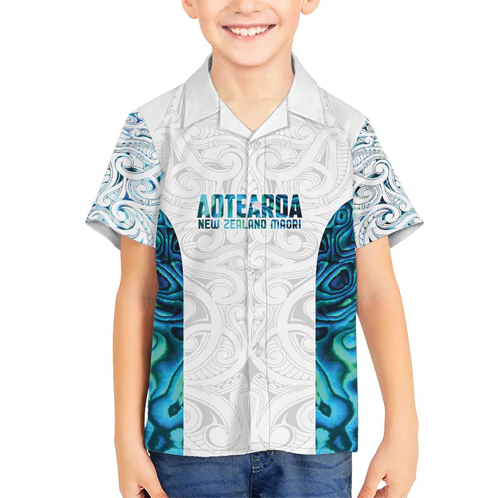 Custom New Zealand Aotearoa Hawaiian Shirt Maori Paua Shell Indigenous LT9 - Polynesian Pride