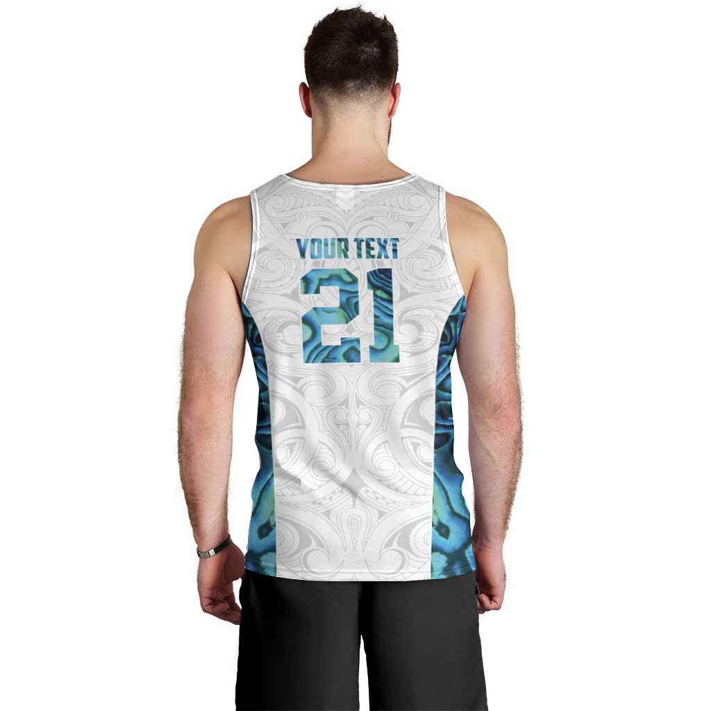 Custom New Zealand Aotearoa Men Tank Top Maori Paua Shell Indigenous LT9 - Polynesian Pride