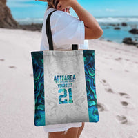 Custom New Zealand Aotearoa Tote Bag Maori Paua Shell Indigenous LT9 - Polynesian Pride