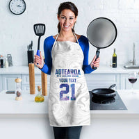 Custom New Zealand Aotearoa Apron Purple Maori Paua Shell Indigenous - Polynesian Pride