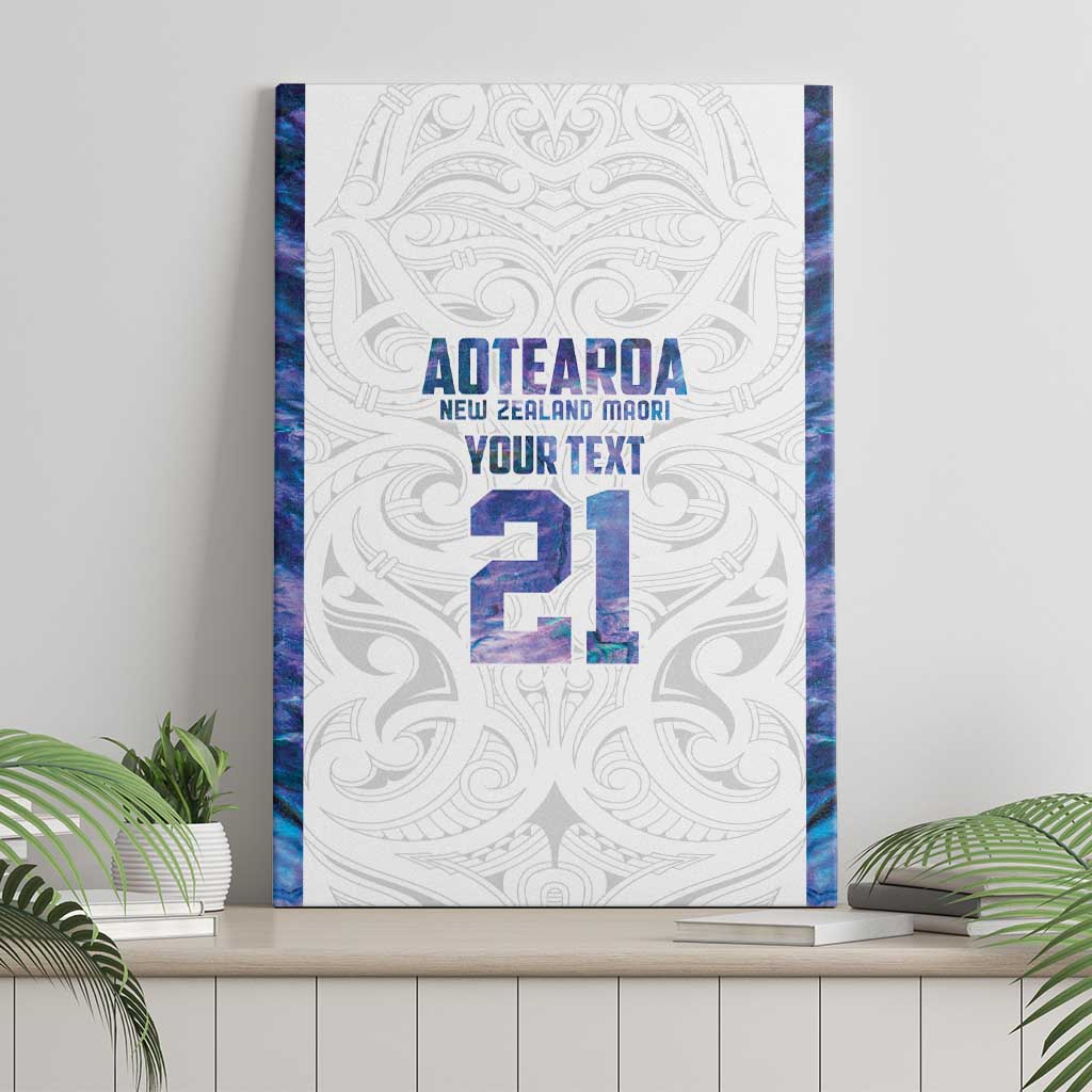Custom New Zealand Aotearoa Canvas Wall Art Purple Maori Paua Shell Indigenous LT9 - Polynesian Pride
