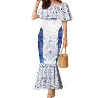 Custom New Zealand Aotearoa Family Matching Mermaid Dress and Hawaiian Shirt Purple Maori Paua Shell Indigenous - Polynesian Pride