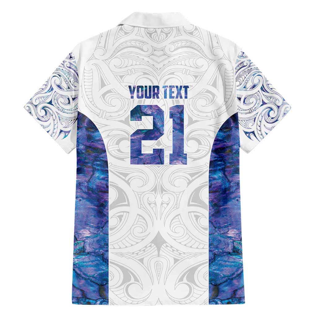 Custom New Zealand Aotearoa Hawaiian Shirt Purple Maori Paua Shell Indigenous LT9 - Polynesian Pride