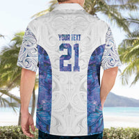 Custom New Zealand Aotearoa Hawaiian Shirt Purple Maori Paua Shell Indigenous LT9 - Polynesian Pride