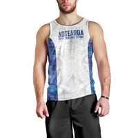 Custom New Zealand Aotearoa Men Tank Top Purple Maori Paua Shell Indigenous LT9 - Polynesian Pride