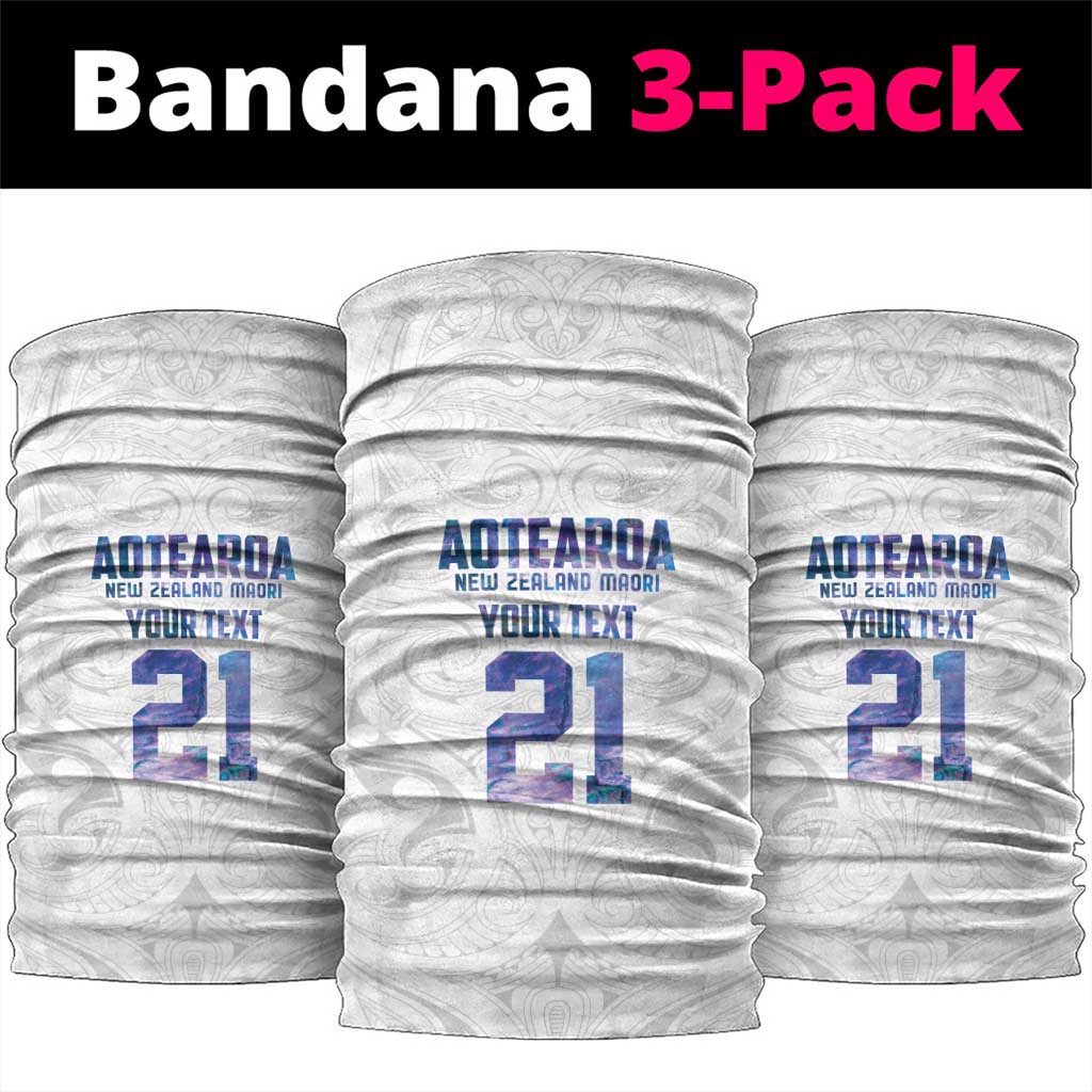 New Zealand Aotearoa Neck Gaiter Purple Maori Paua Shell Indigenous LT9