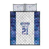 Custom New Zealand Aotearoa Quilt Bed Set Purple Maori Paua Shell Indigenous - Polynesian Pride