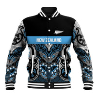 World Cricket Custom New Zealand Baseball Jacket Kia kaha nga Potae Pango LT9 Unisex Black - Polynesian Pride