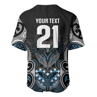 World Cricket Custom New Zealand Baseball Jersey Kia kaha nga Potae Pango LT9 - Polynesian Pride