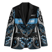 World Cricket Custom New Zealand Blazer Kia kaha nga Potae Pango LT9 Unisex Black - Polynesian Pride