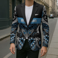 World Cricket Custom New Zealand Blazer Kia kaha nga Potae Pango LT9 - Polynesian Pride