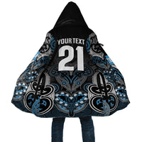 World Cricket Custom New Zealand Cloak Kia kaha nga Potae Pango LT9 Unisex Black - Polynesian Pride