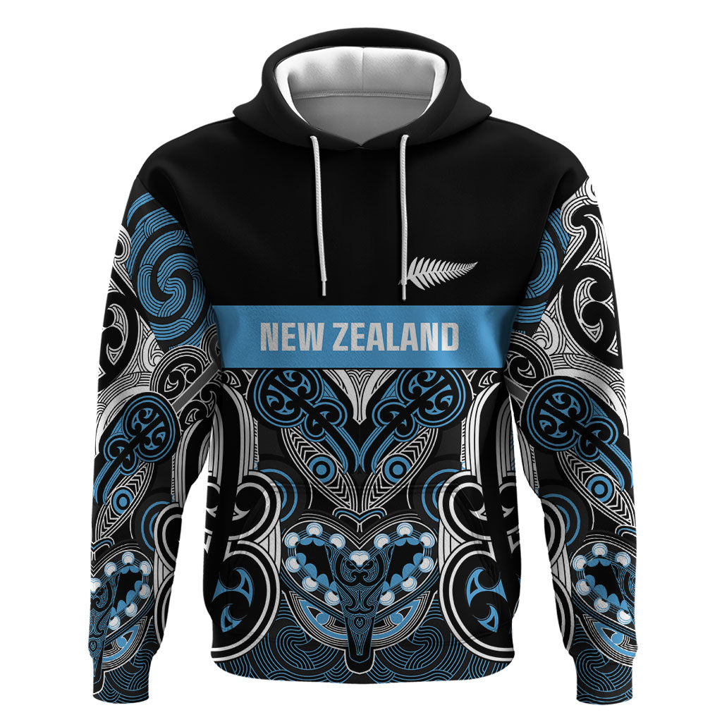 World Cricket Custom New Zealand Hoodie Kia kaha nga Potae Pango