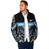 World Cricket Custom New Zealand Padded Jacket Kia kaha nga Potae Pango LT9 - Polynesian Pride