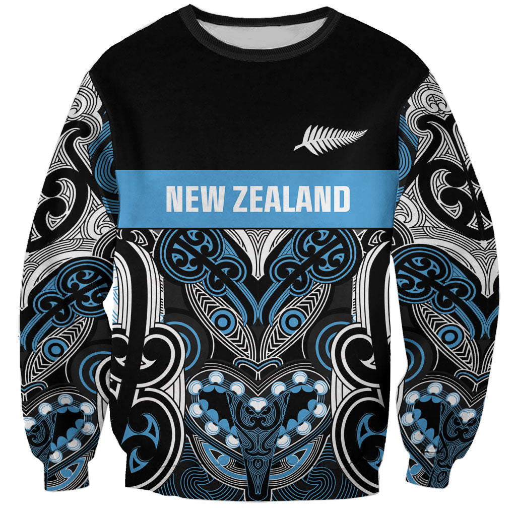 World Cricket Custom New Zealand Sweatshirt Kia kaha nga Potae Pango
