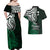 Your Matter Suicide Prevention Couples Matching Off Shoulder Maxi Dress and Hawaiian Shirt Green Polynesian Tribal LT9 - Polynesian Pride