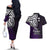 Your Matter Suicide Prevention Couples Matching Off The Shoulder Long Sleeve Dress and Hawaiian Shirt Purple Polynesian Tribal LT9 - Polynesian Pride