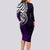 Your Matter Suicide Prevention Long Sleeve Bodycon Dress Purple Polynesian Tribal LT9 - Polynesian Pride