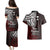Your Matter Suicide Prevention Couples Matching Puletasi Dress and Hawaiian Shirt Red Polynesian Tribal LT9 - Polynesian Pride