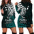 Your Matter Suicide Prevention Hoodie Dress Turqoise Polynesian Tribal LT9 - Polynesian Pride