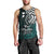 Your Matter Suicide Prevention Men Tank Top Turqoise Polynesian Tribal LT9 - Polynesian Pride