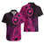 Papua New Guinea Island Hawaiian Shirt Bird of Paradise with Pink Polynesian Tribal LT9 - Polynesian Pride