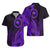 Papua New Guinea Island Hawaiian Shirt Bird of Paradise with Purple Polynesian Tribal LT9 - Polynesian Pride