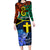 tafea-day-family-matching-long-sleeve-bodycon-dress-and-hawaiian-shirt-vanuatu-sand-drawing-with-polynesian-pattern