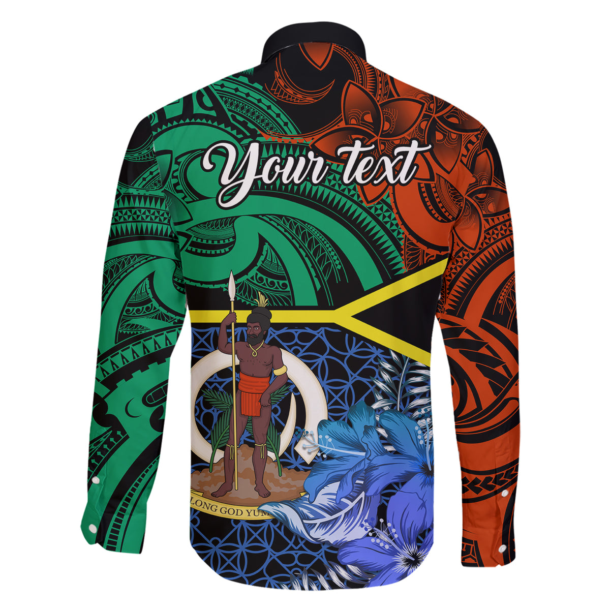 Personalised Tafea Day Family Matching Short Sleeve Bodycon Dress and Hawaiian Shirt Vanuatu Sand Drawing With Polynesian Pattern LT9 - Polynesian Pride