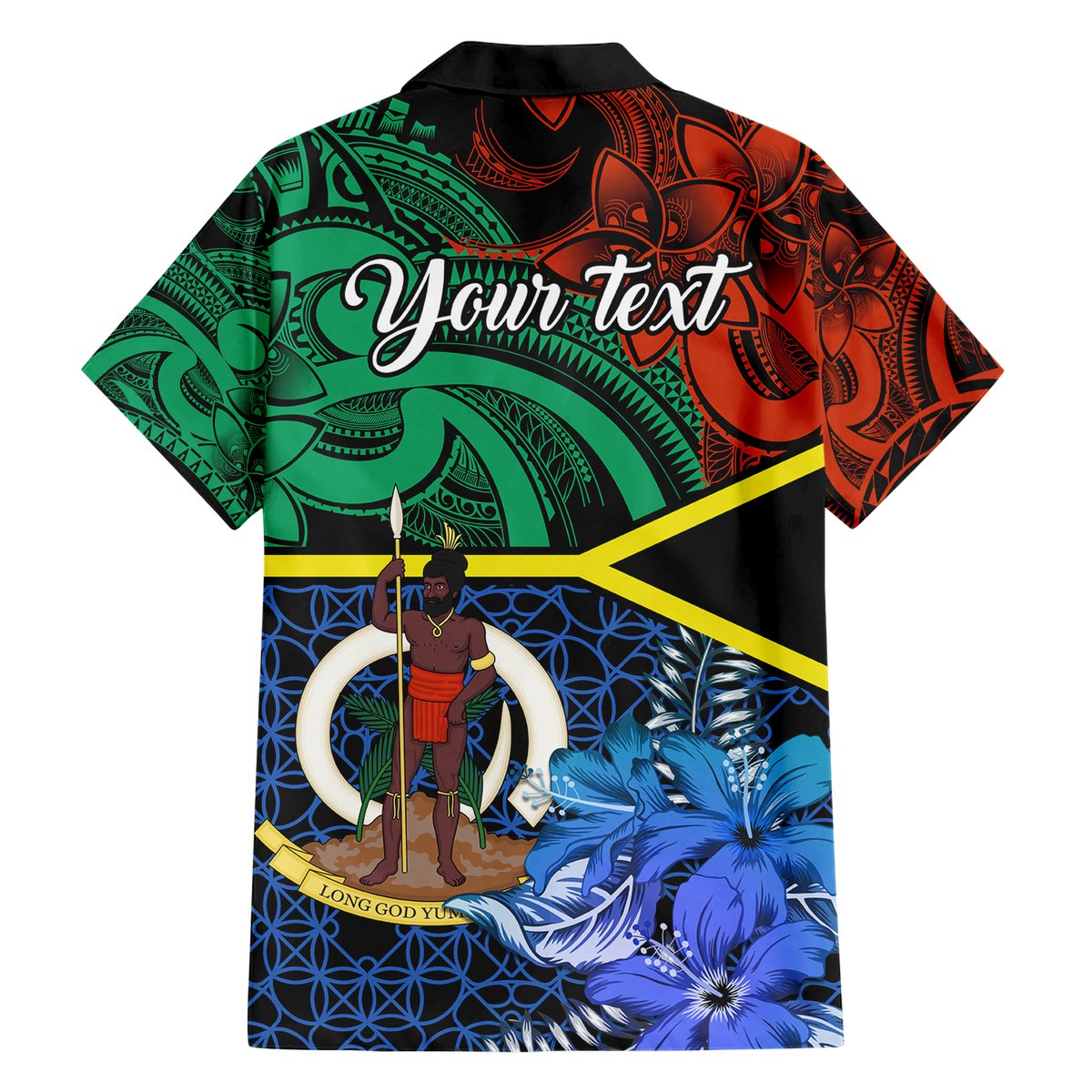Personalised Tafea Day Hawaiian Shirt Vanuatu Sand Drawing With Polynesian Pattern LT9 - Polynesian Pride