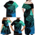 personalised-polynesia-fishing-family-matching-off-shoulder-maxi-dress-and-hawaiian-shirt-with-maori-hei-matau-fish-hook-turquoise-art