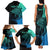 personalised-polynesia-fishing-family-matching-tank-maxi-dress-and-hawaiian-shirt-with-maori-hei-matau-fish-hook-turquoise-art