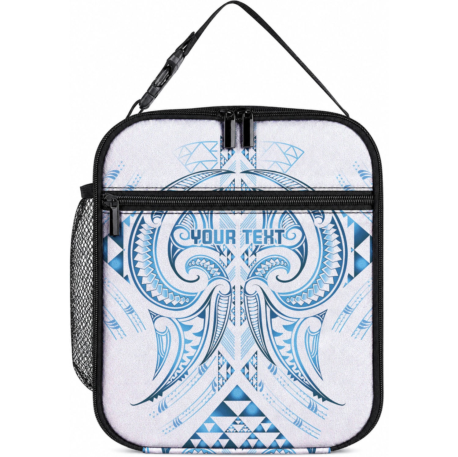 Maori Rugby Custom Ngaru Mangopare Lunch Bag Kahui Whetu Niho Taniwha Motif